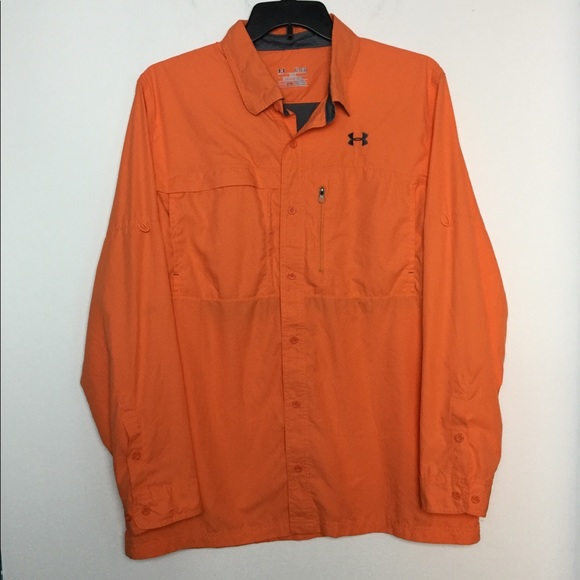 Under Armour Other - Under Armour XL Heatgear Fishing Shirt Long Sleeve